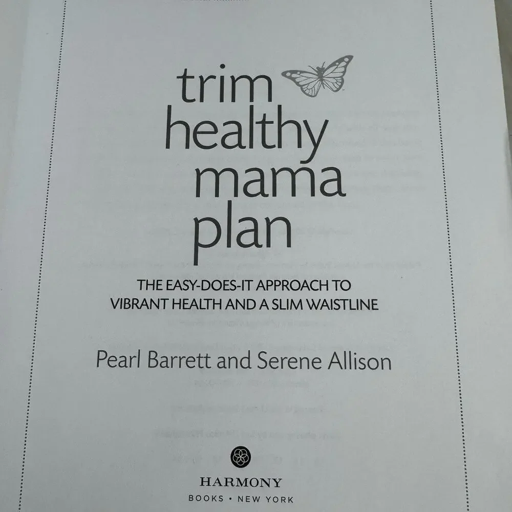 Trim Healthy Mama Plan Book THM Cookbook Pearl Barrett Serene Allison Lot of‎ 2